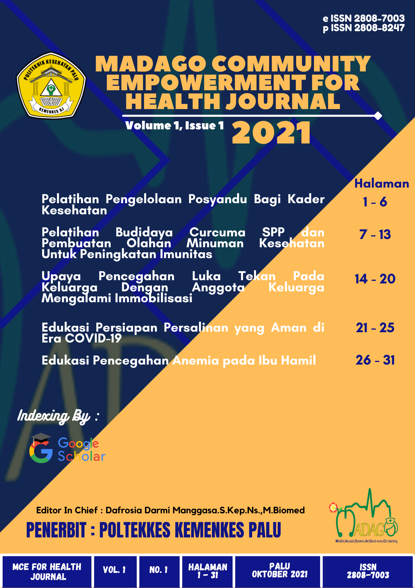 					View Vol. 1 No. 1 (2021)
				